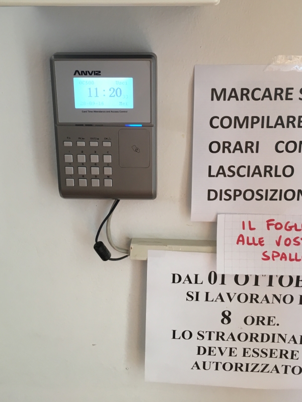 Rilevazione Presenze, Badge e PIN, OC500 Rfid